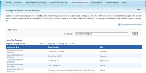 home use program order history.